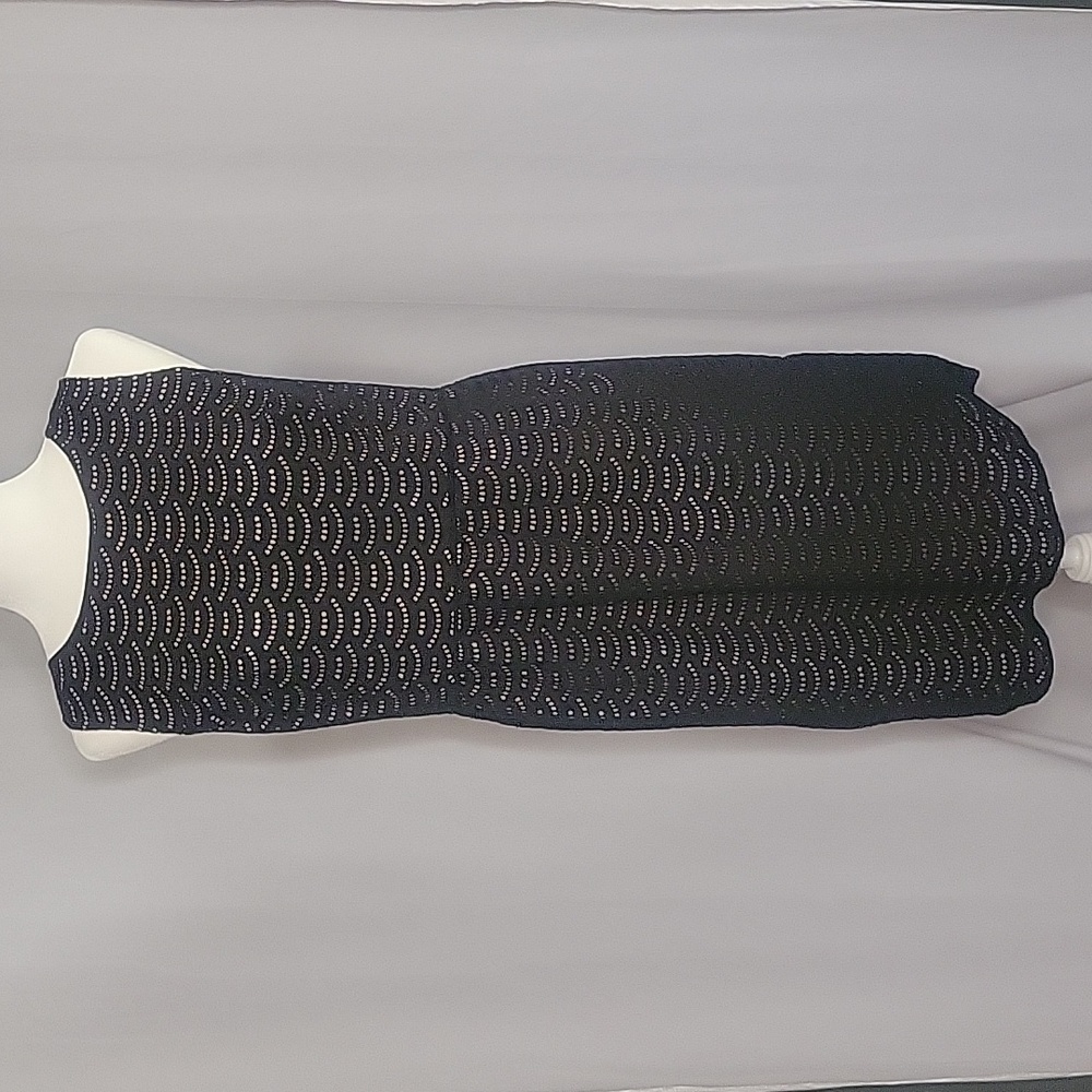 NWT Loft black and cream lace dress size 8